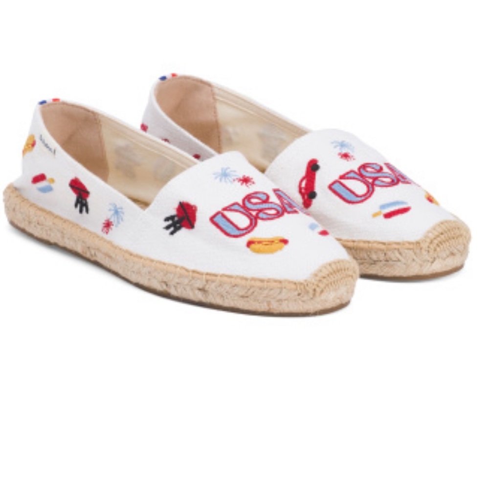 NWT SOLUDOS The Original Embroidered Espadrille Shoes